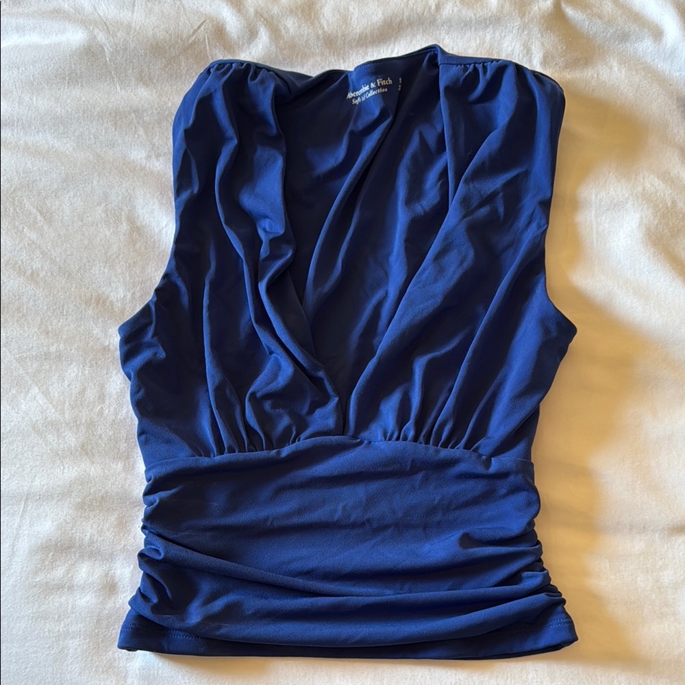 Abercrombie & Fitch Blue Tank Top